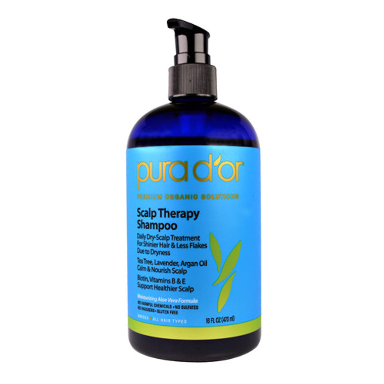 Shampoo Thérapie Cuir Chevelu PURA D'OR - 16oz