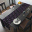 Couverture de table HOPE en code Morse pour la sensibilisation à l'épilepsie - Design de ruban viole