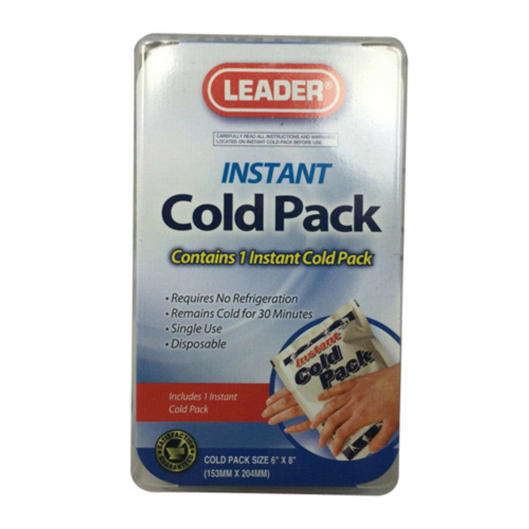 Leader Instant Cold Pack - Single Use Relief