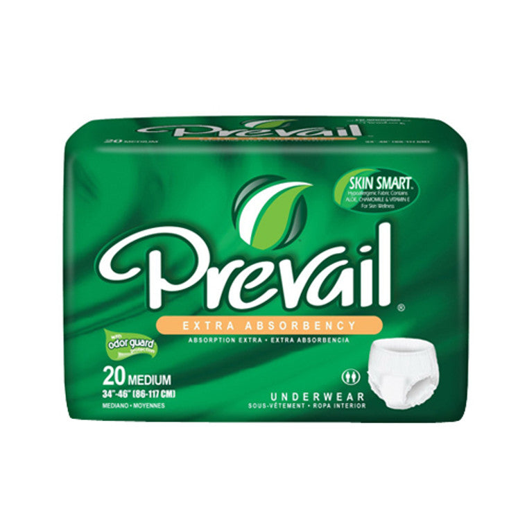 Sous-vêtements à absorption extra de Prevail - Moyen, 4 paquets de 20