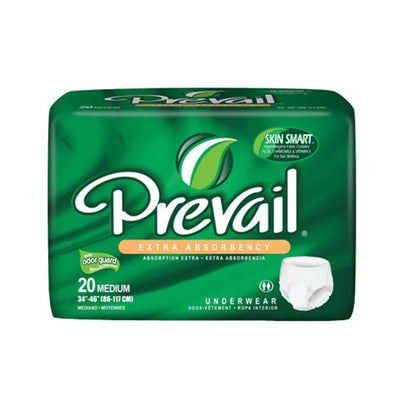 Sous-vêtements à absorption extra de Prevail - Moyen, 4 paquets de 20