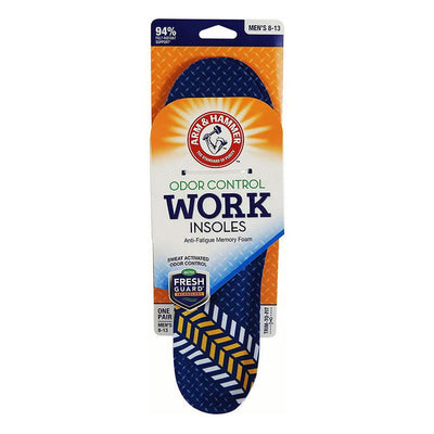 Plantillas de trabajo de espuma viscoelástica para hombres Arm & Hammer