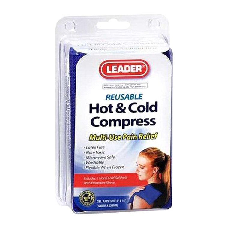 Compresse réutilisable chaude et froide Leader - Pack de gel pour un soulagement polyvalent