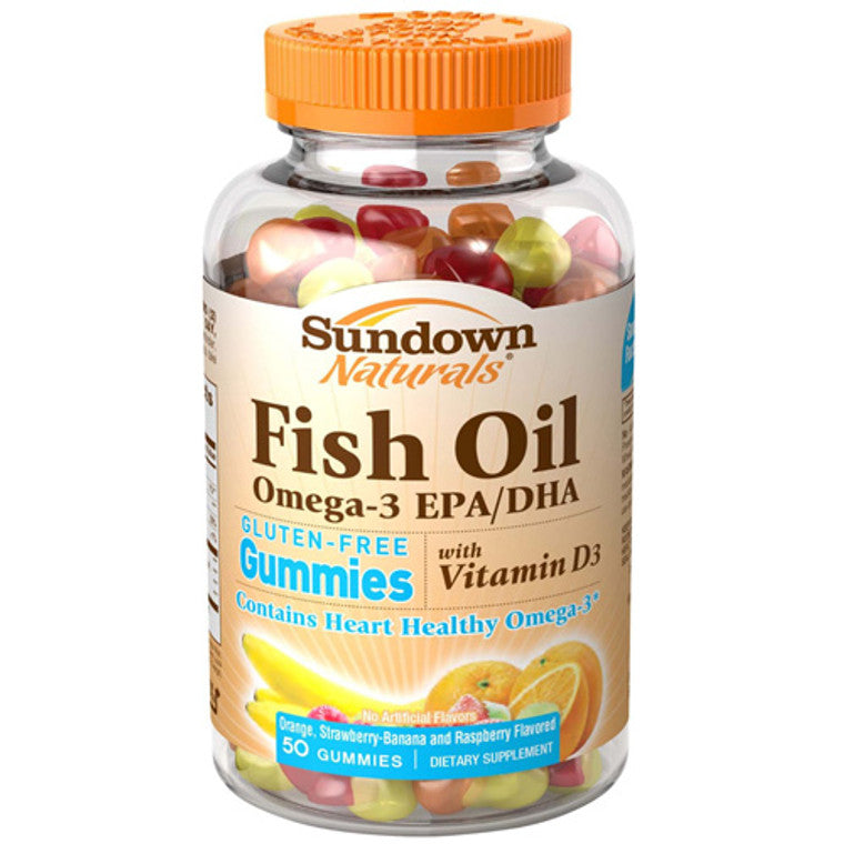 Sundown Naturals Omega-3 Gummies with Vitamin D3