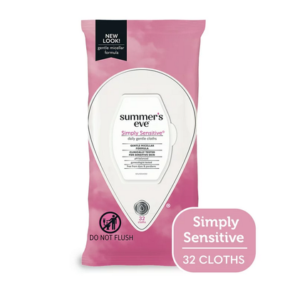 Summer's Eve Gentle Cloths - Simply Sensitive