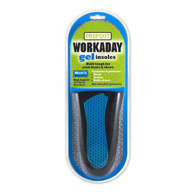 Plantillas de Gel Workaday para Hombres – Comodidad y Soporte Todo el Día