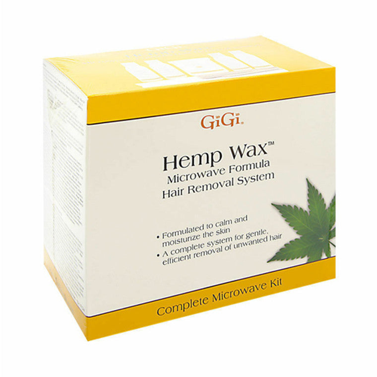 Kit de système d'épilation GiGi Hemp Wax Microwave Formula