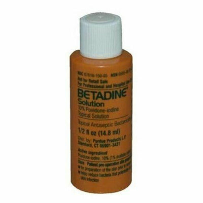 Betadine 10% Povidone-Iodine Topical Solution - 0.5 Fl. Oz