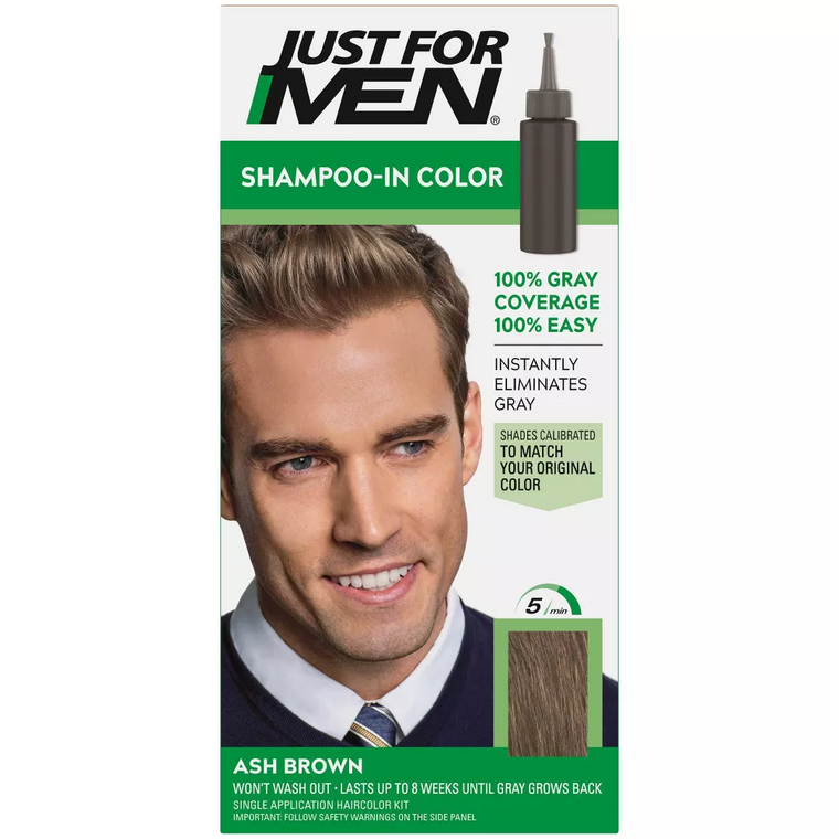 Just For Men Shampoo-In Color para un cabello de aspecto natural