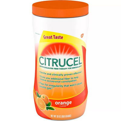 Citrucel Fiber Supplement - Orange Powder, 30 Oz