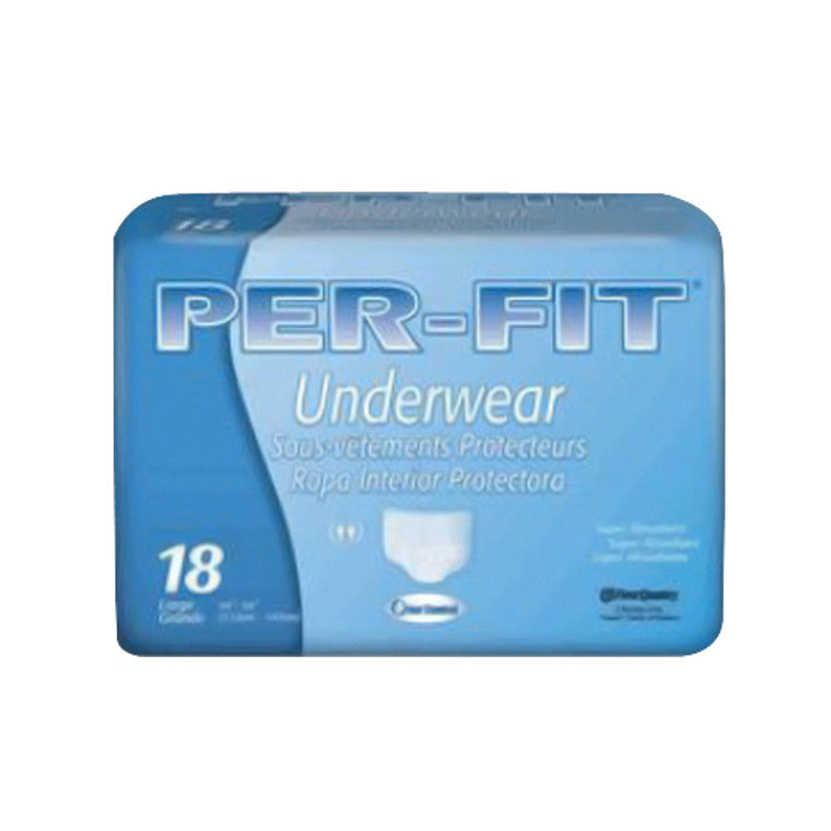 Sous-vêtements absorbants unisexes de première qualité pour adultes - Paquet de 18