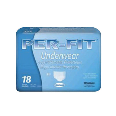 First Quality Unisex Adult Absorbent Underwear - Count of 18