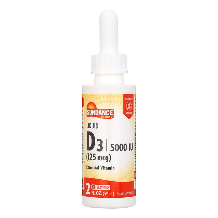 Sundance Vitamina D3 Líquida, 5000 UI, 2 Oz