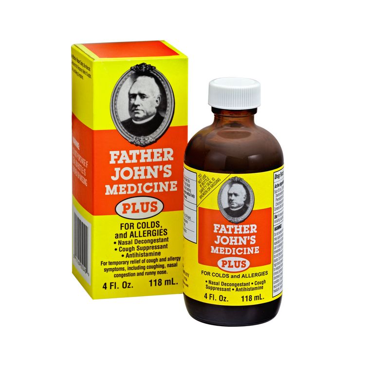 Médicament contre la toux de Father John Plus - 4 onces