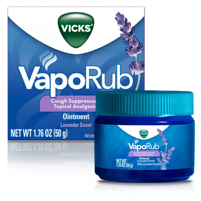 Vicks Vaporub Lavender Scented Chest Rub - 1.76 Oz