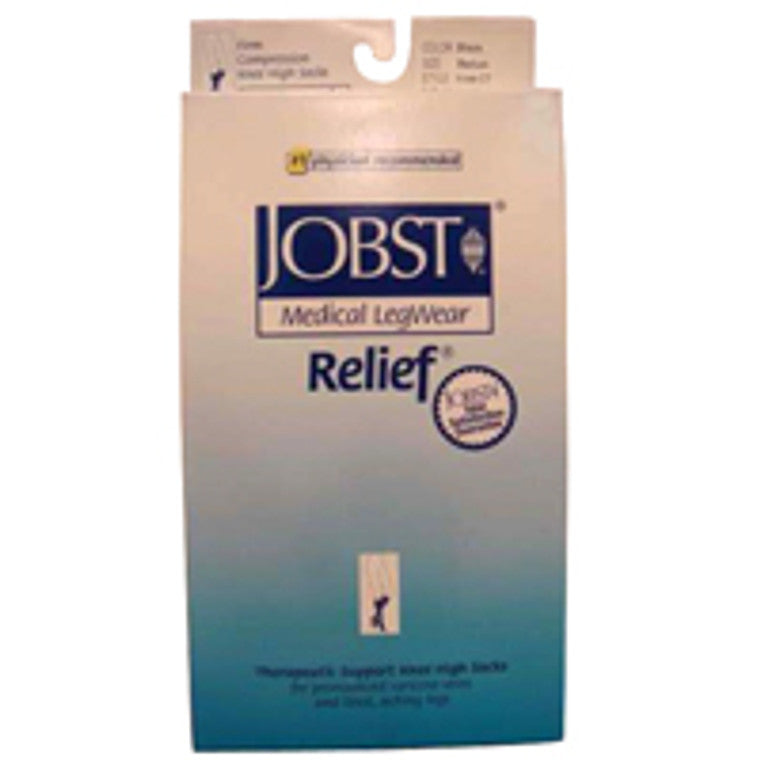 Bas de compression Jobst hauteur genou - Moyen Noir, orteil fermé