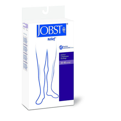 Jobst Relief Knee High Extra Firm Compression Stockings - Beige