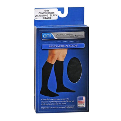 Loving Comfort Dress Scott Knee High Socks for Men - Black X-Large