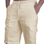 Men's Plus Size Drawstring Pocketed Shorts