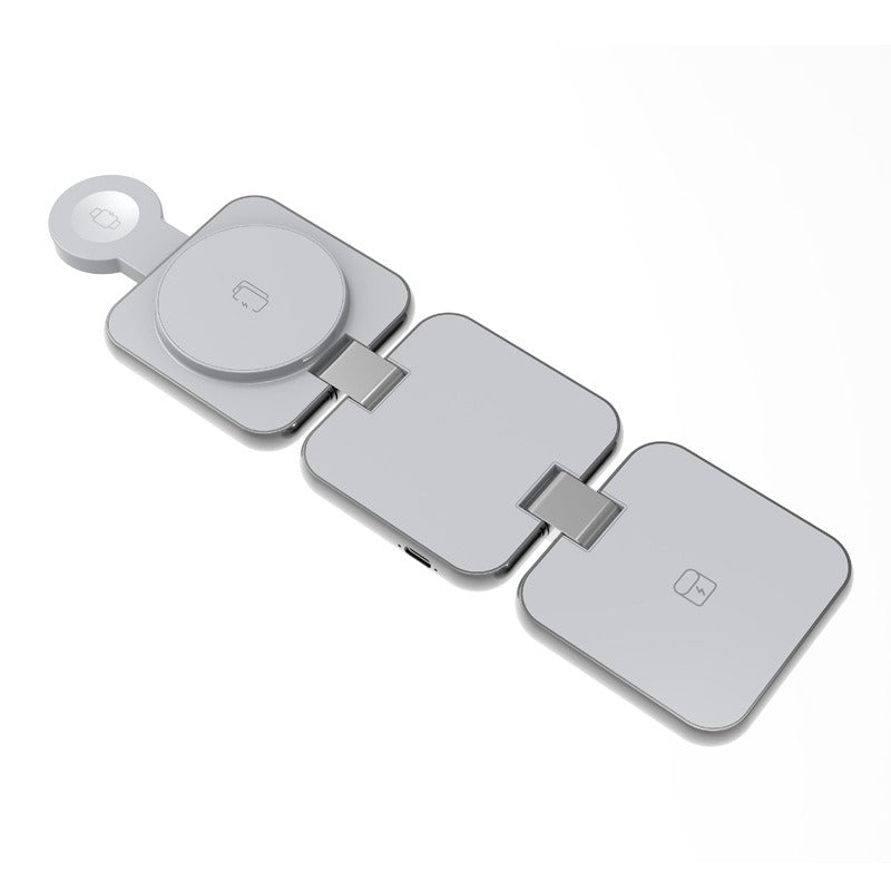 Premium Foldable 3-in-1 Wireless Charger for Mobile Devices