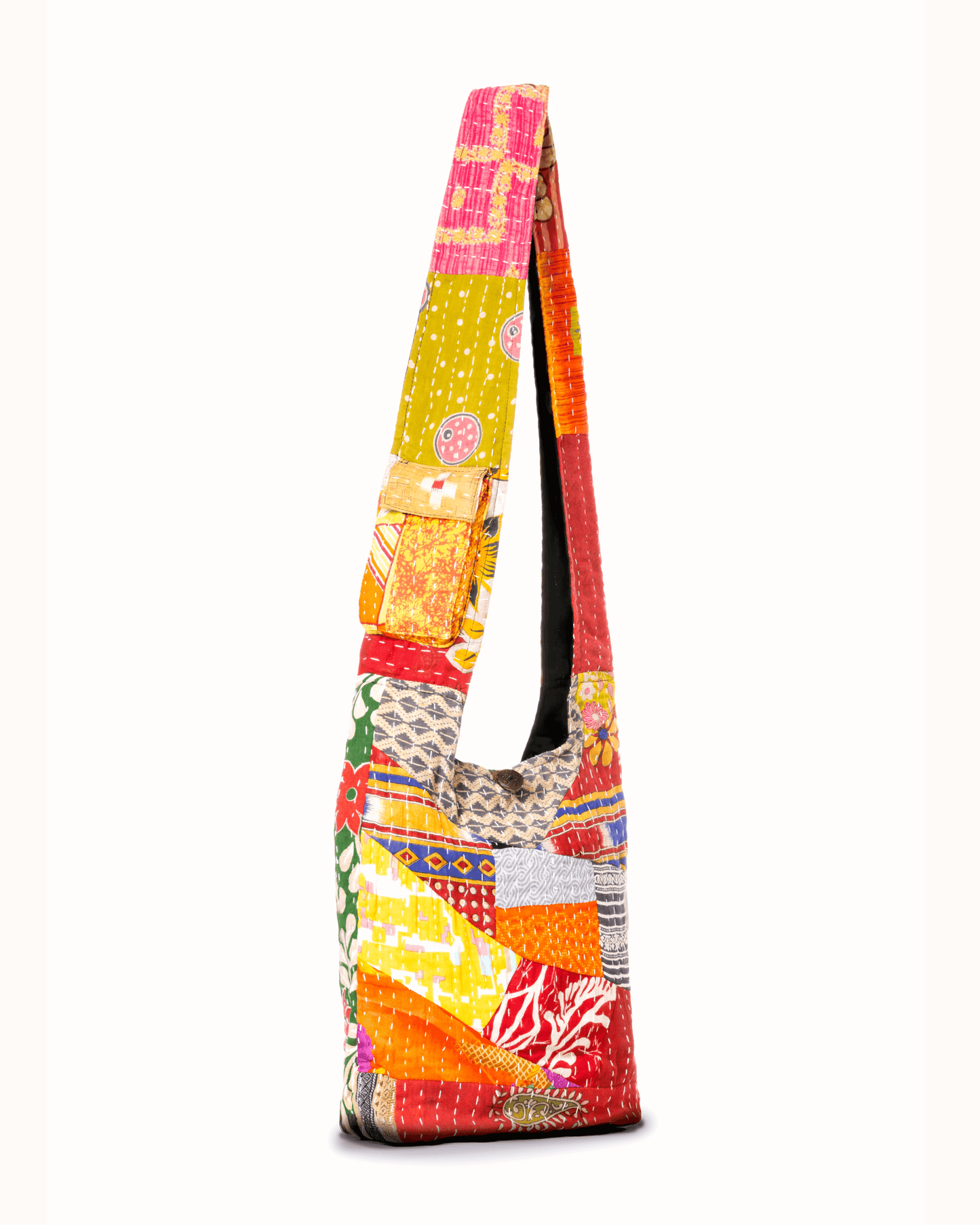 Bolso Hobo de Parchwork Kantha de la Colección Kathmandu