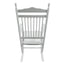 Premium White Balcony Porch Rocking Chair