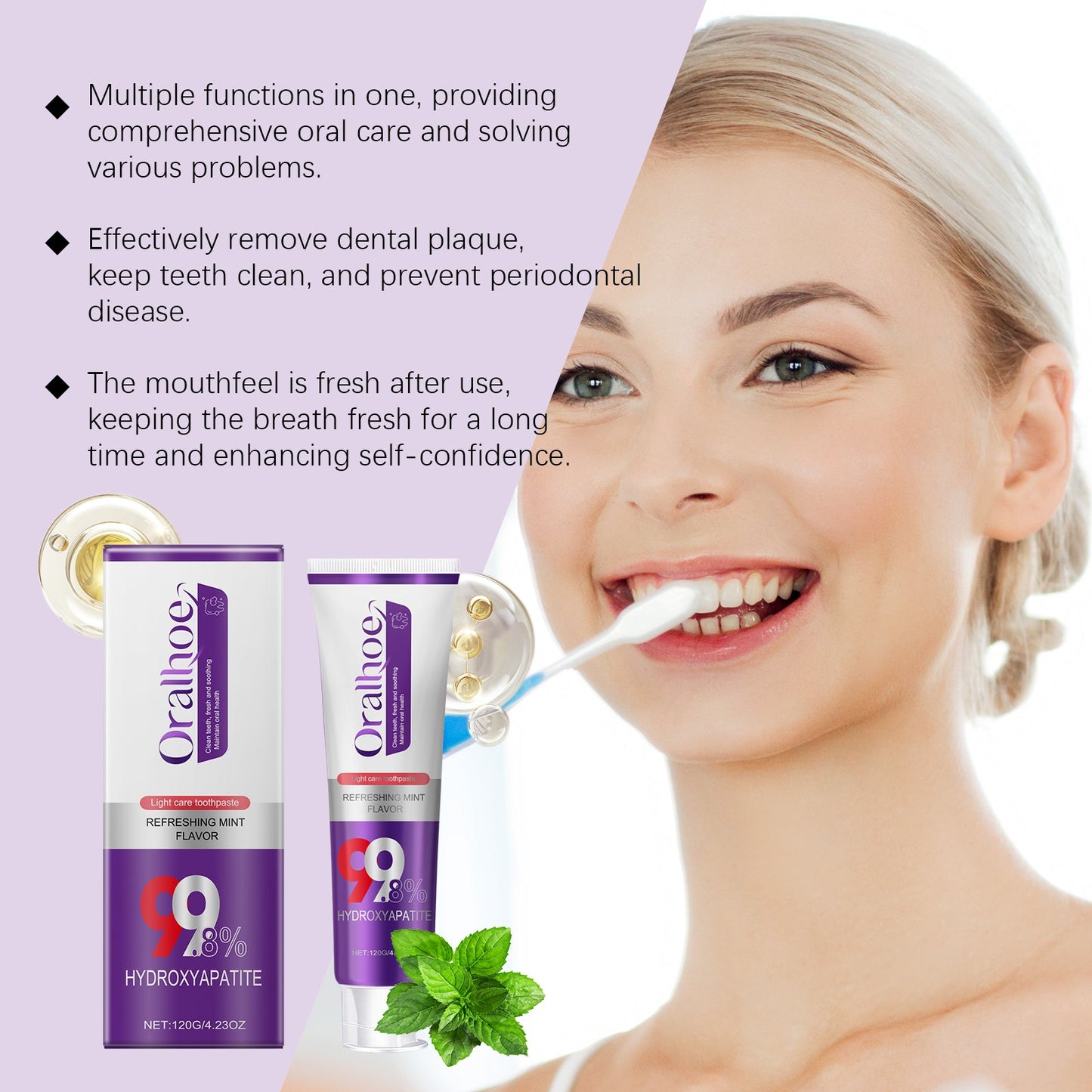 Pasta de dientes premium para eliminar manchas amarillas