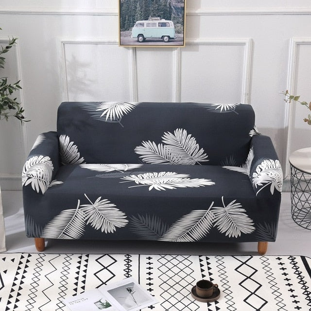 Housse de canapé élégante à fleurs - Design tout compris