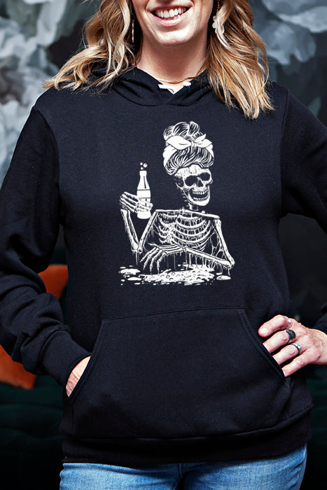 Sudadera con capucha Skeleton With Soda 4462