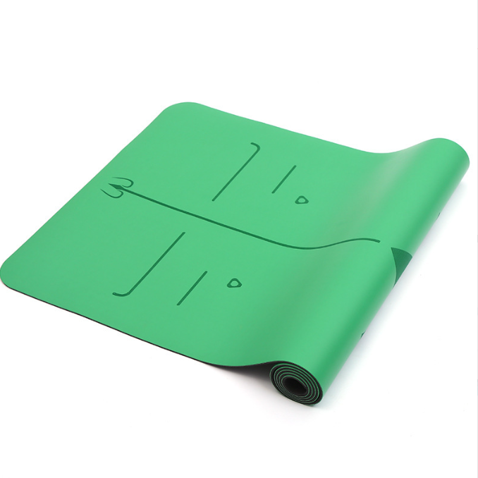 Natural rubber yoga mat PU professional non-slip yoga studio dedicated fitness mat male beginner yoga thickened - Korvel