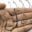 Rompin 20pcs Ganchos de Pesca Crank de Níquel Negro - Acero de Alto Carbono