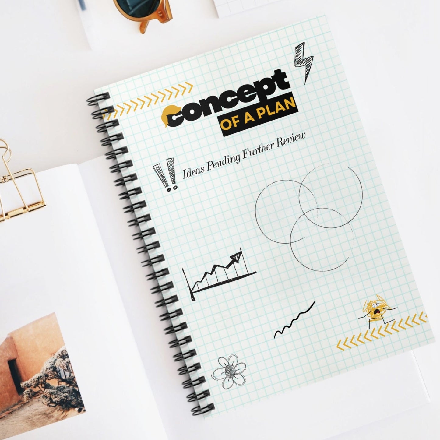 Concept d'un Plan – Cahier à Spirale