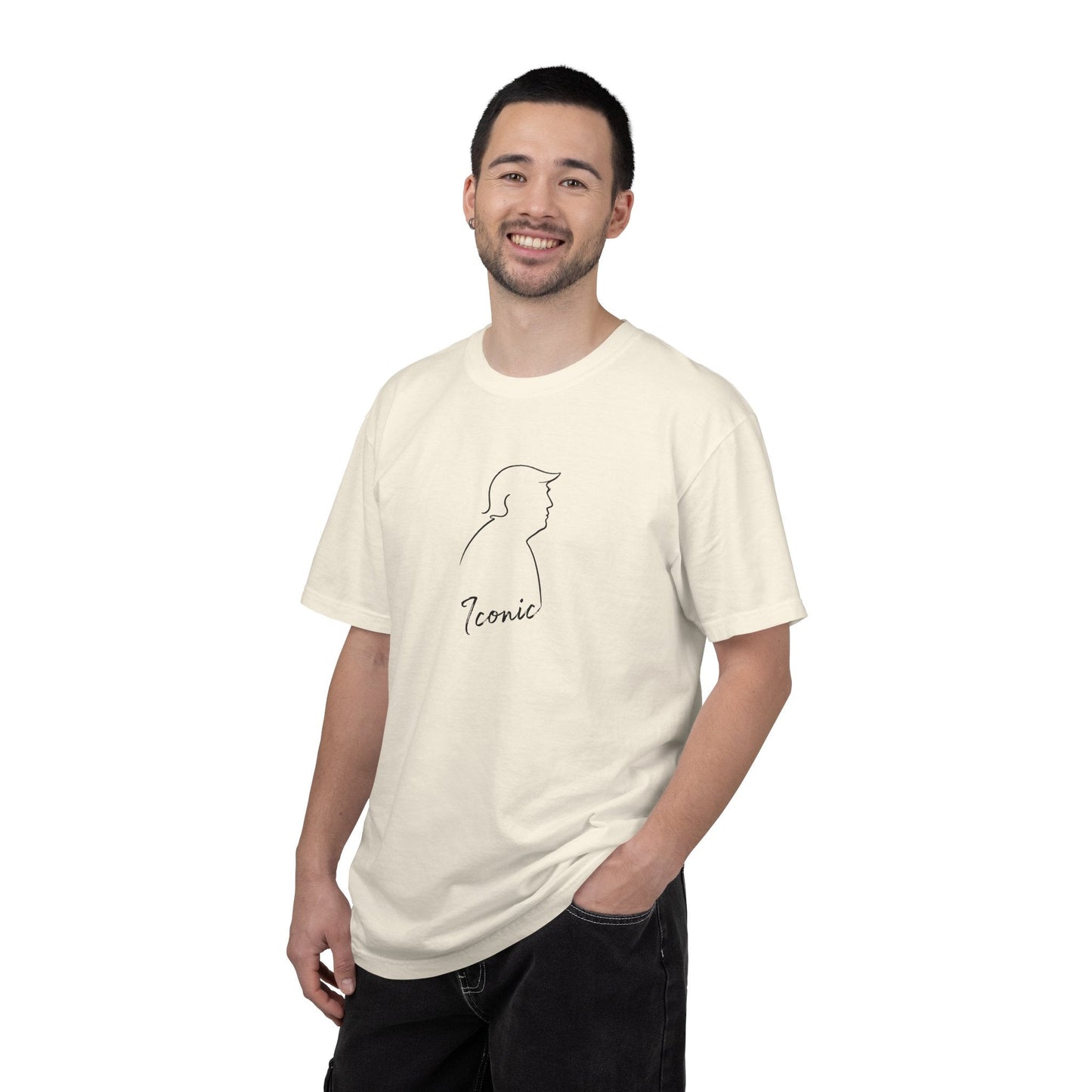 Iconic Minimal Silhouette Statement T-Shirt