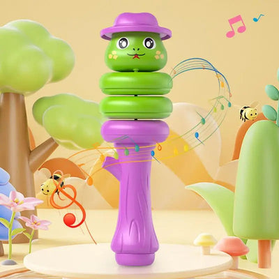 Cartoon Snake-Shaped Whistle Twisting Snake Rotating Duck Dragon Decompression Swinging Force Control Balance Toy - Korvel