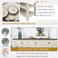 Table Console Rétro avec Étagères Ouvertes - Espresso et Beige