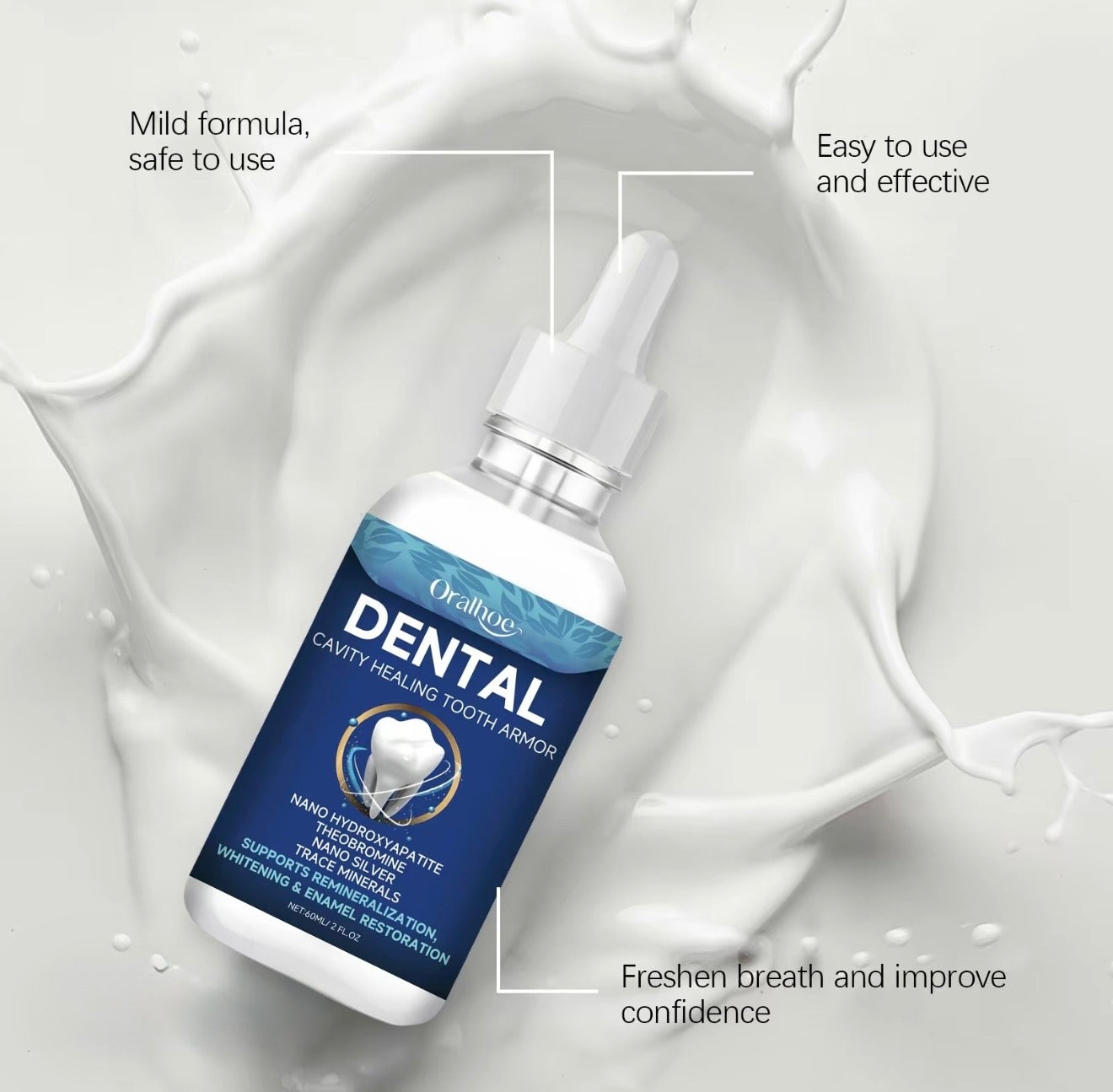 EnamelGuard Hydroxy Drops para Cuidado Oral Avanzado