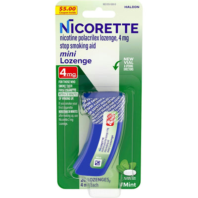Nicorette 4mg Mini Nicotine Lozenges - Mint Flavor