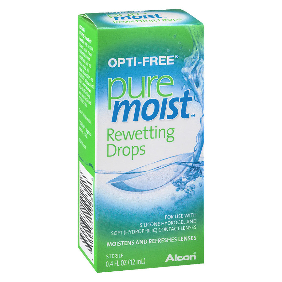 Opti-Free Pure Moist Rewetting Drops - 12 Ml