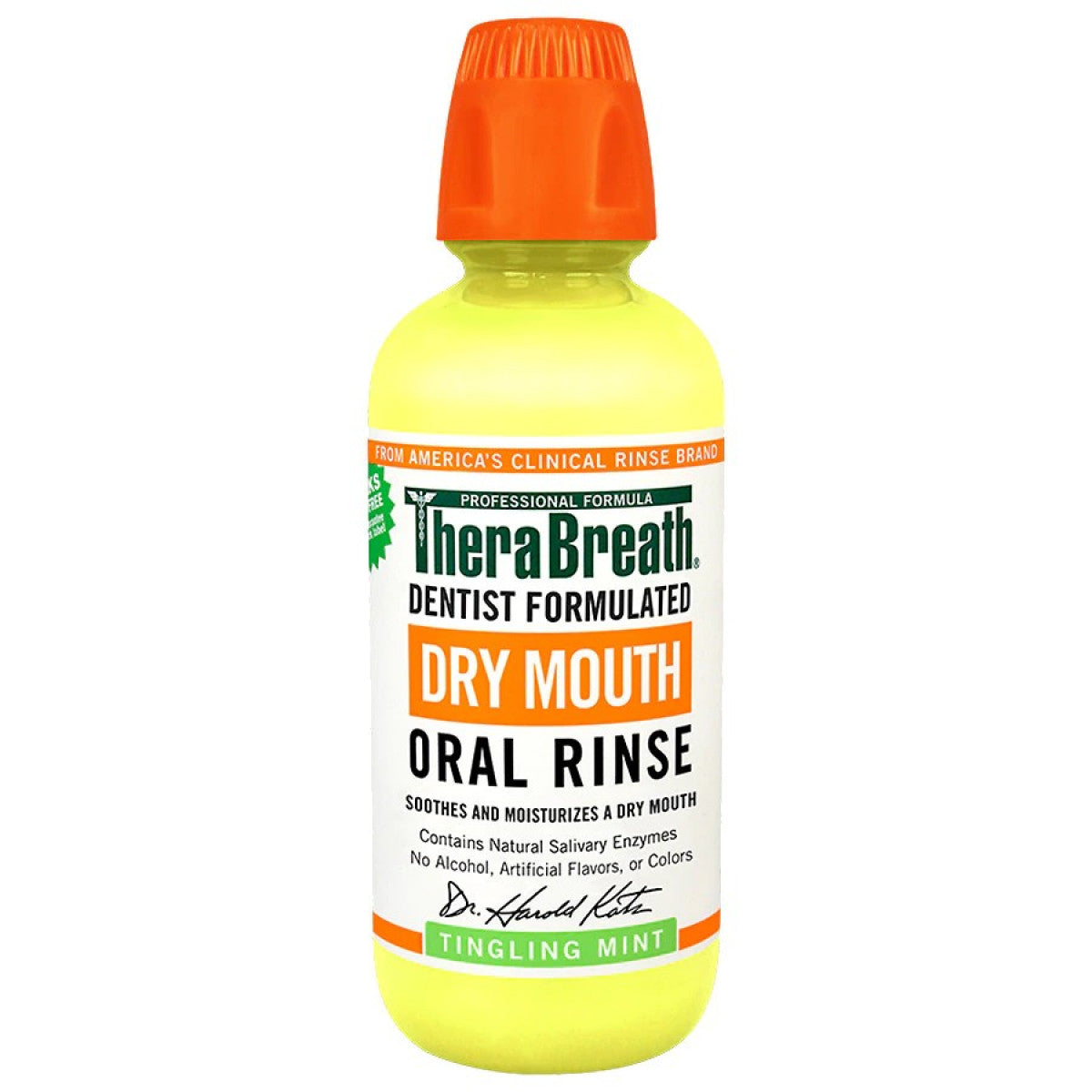 TheraBreath Enjuague Bucal - Menta Fresca, 16 Fl Oz
