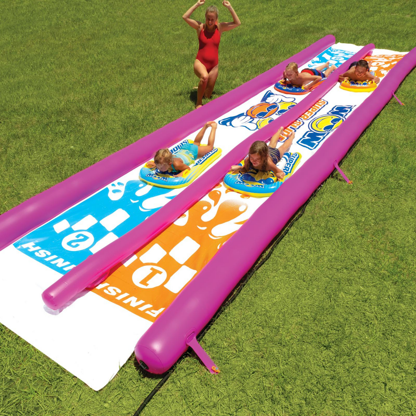 WOW Watersports Giant Double Lane Lawn Slide