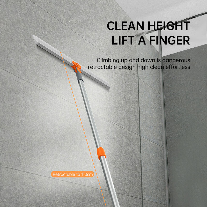 Magic Broom, Water Scraper, Mop, Bathroom Floor Scraper, Household Bathroom Floor Scraper, Wet and Dry Dual Purpose Broom - Korvel