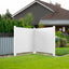 Premium Vinyl Privacy Fence Panels Kit - White