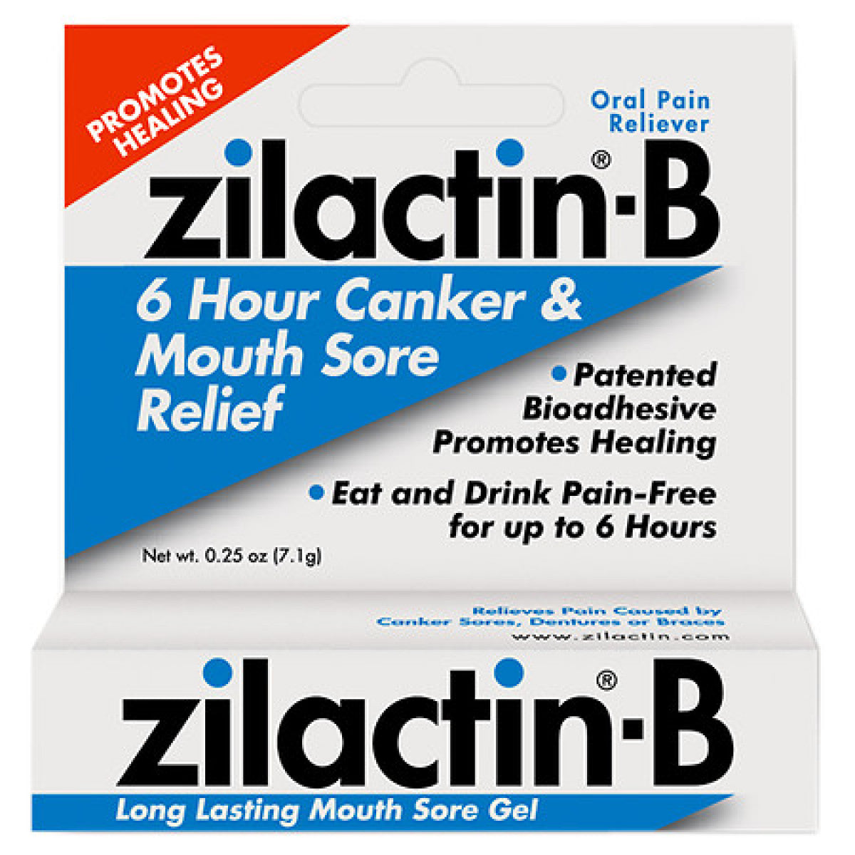 Zilactin-B Alivio del Dolor Oral 7G