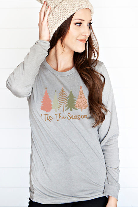 Tis the Season Trees Long Sleeve T-Shirt