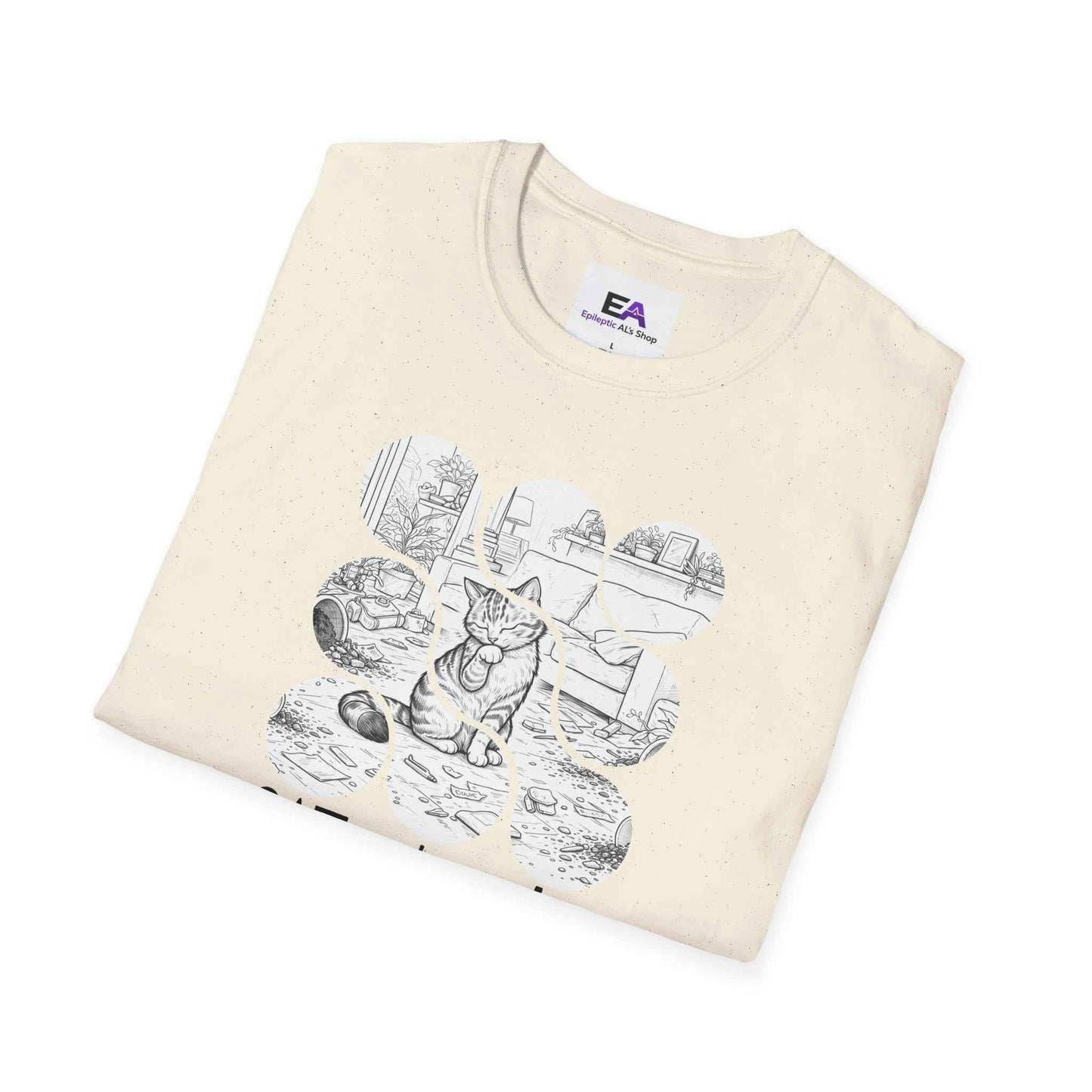 CATastrophe Cat Paw Unisex T-Shirt