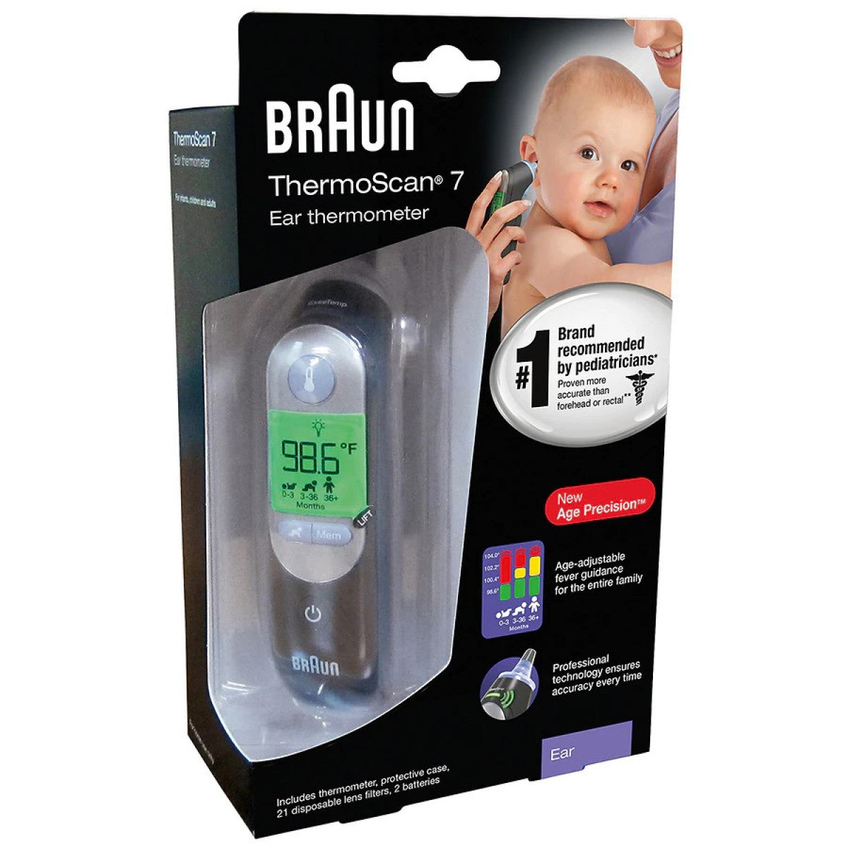 Termómetro Digital de Oído Braun ThermoScan® 7
