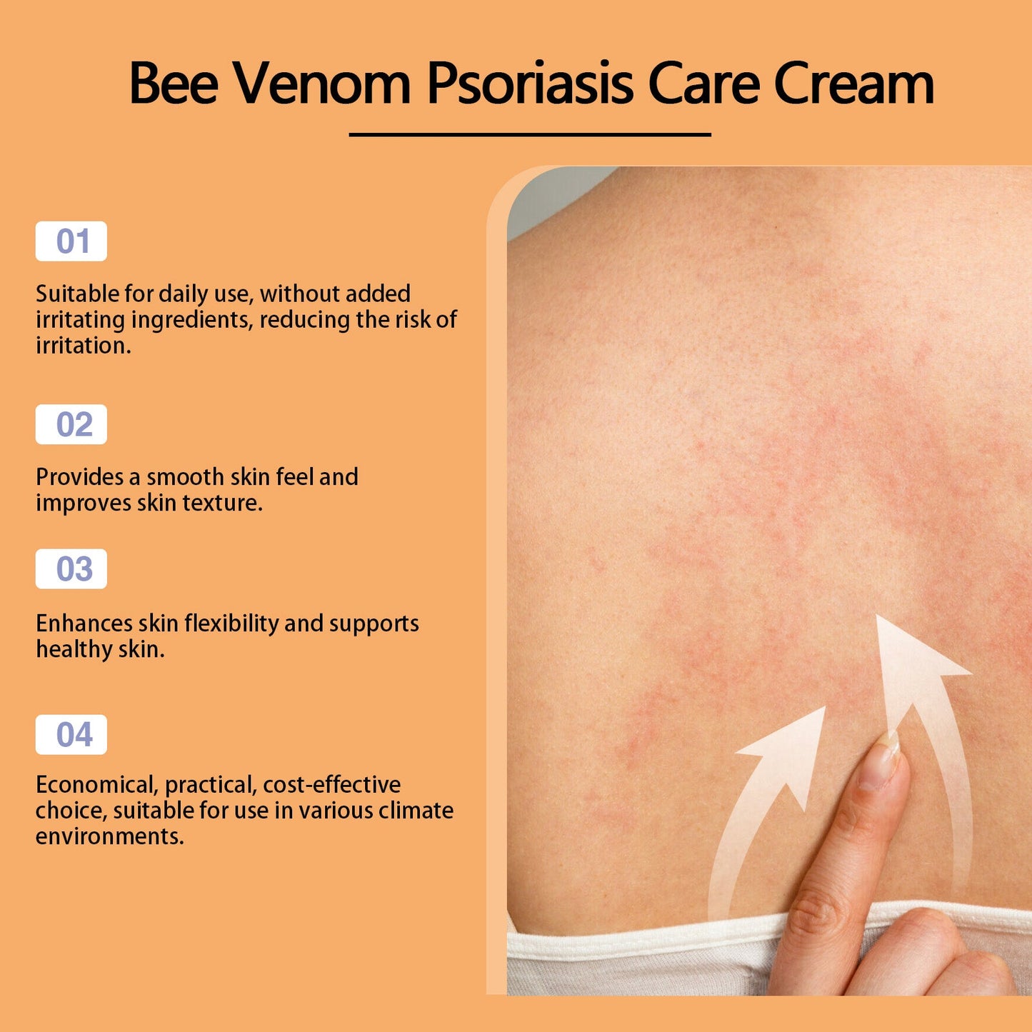 Crema para el Cuidado de la Piel con Veneno de Abeja y Cuero de Vaca