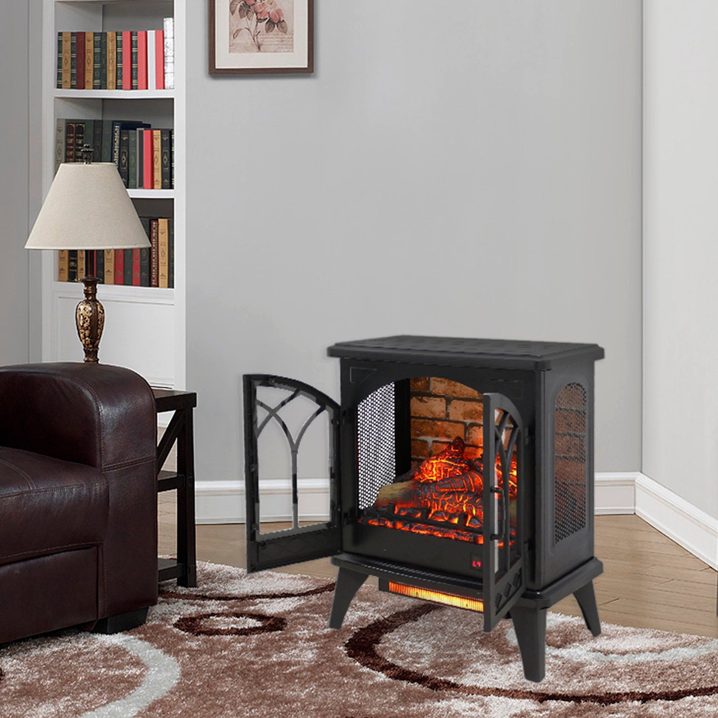 24 inch 3D Infrared Electric Stove with remote control - Korvel