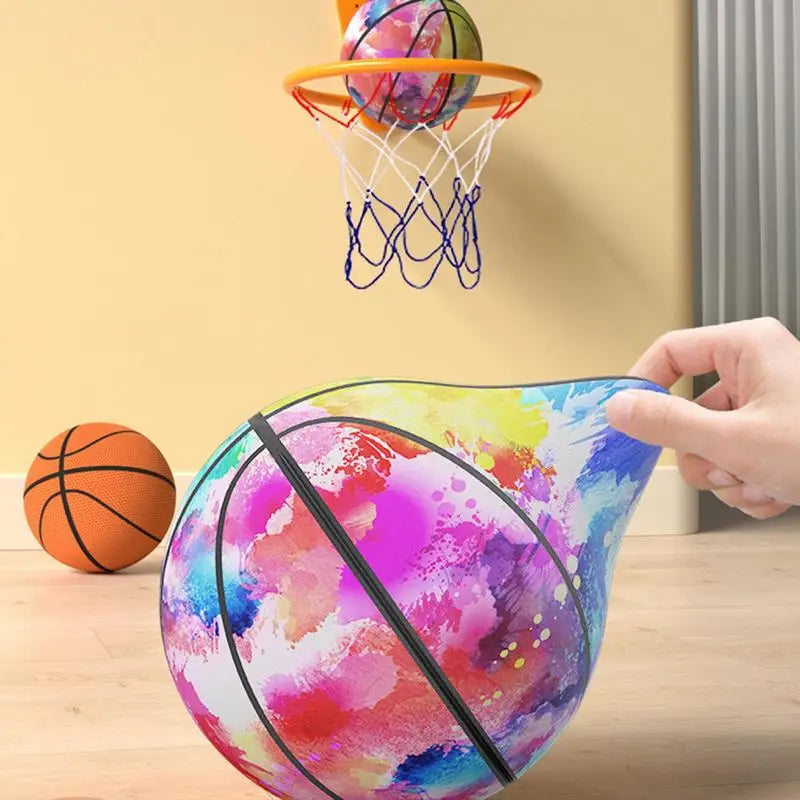 Indoor Silent Basketball - 7 Inch Cloth Training Ball