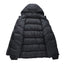 Chaqueta de algodón acolchada con capucha para hombre